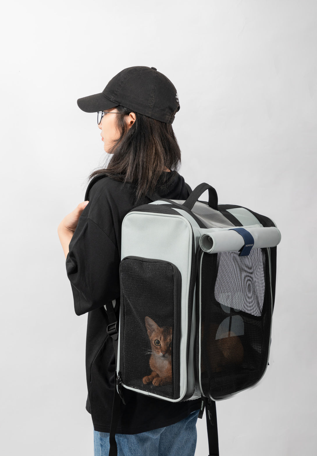 Pet backpack with large capacity - PawsAndUnion