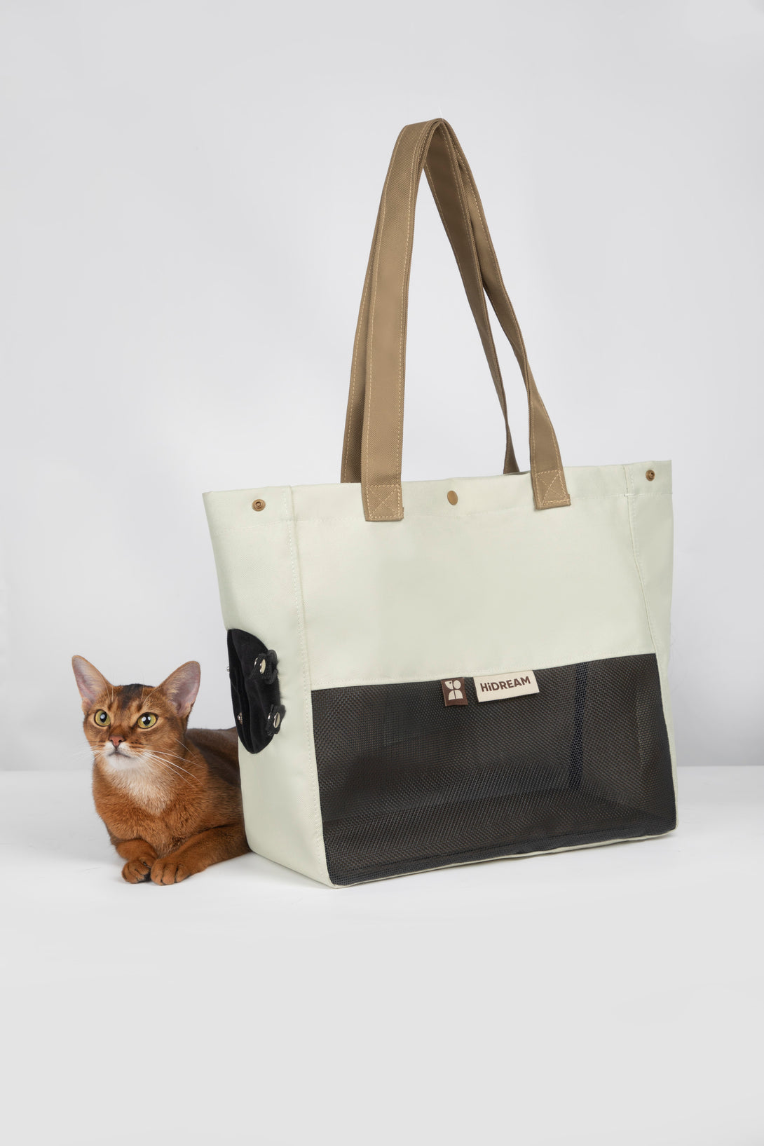 Colour Blocked one shoulder pet bag - PawsAndUnion