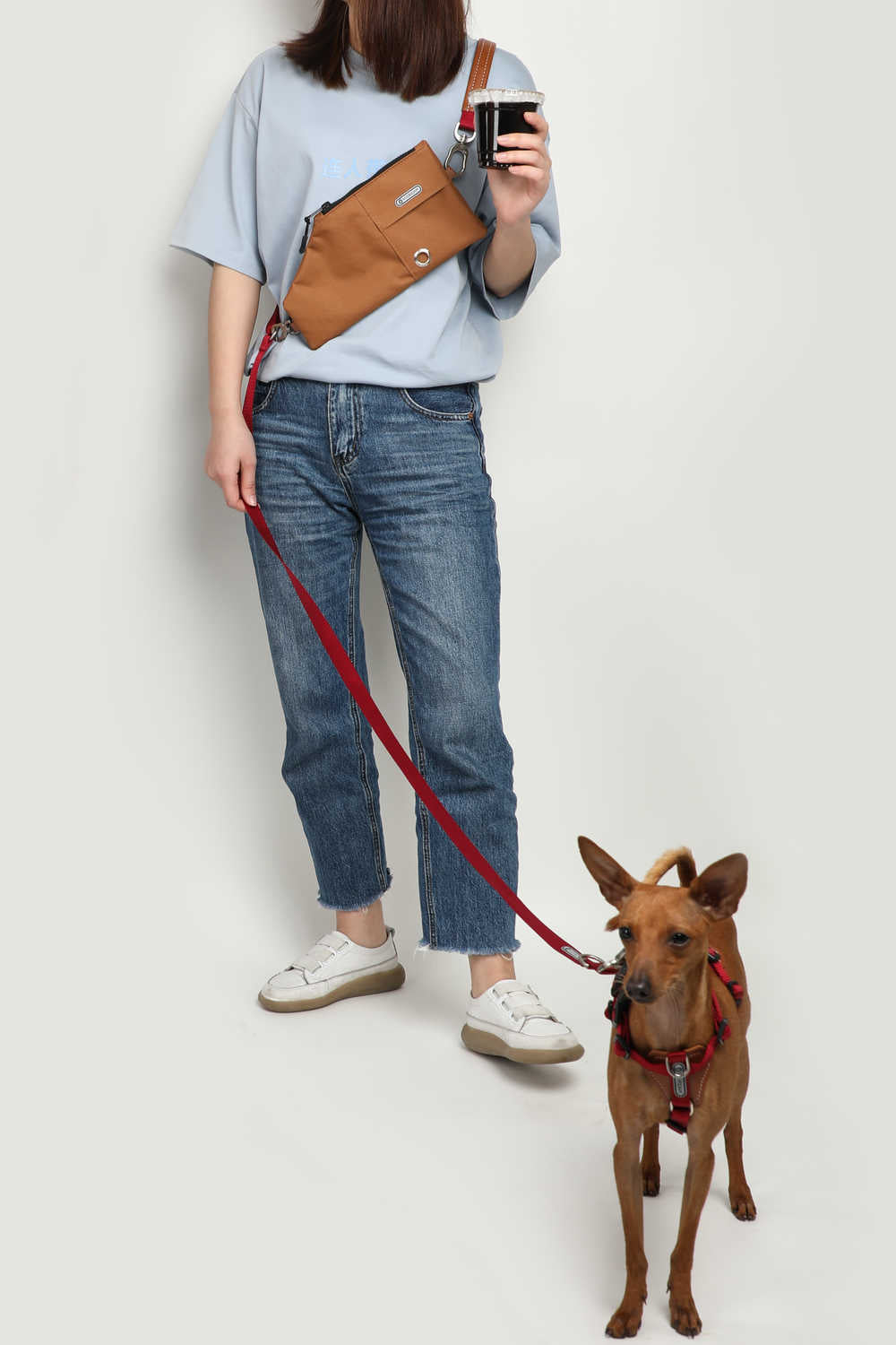 Multi-functional Crossbody Dog Leash - PawsAndUnion