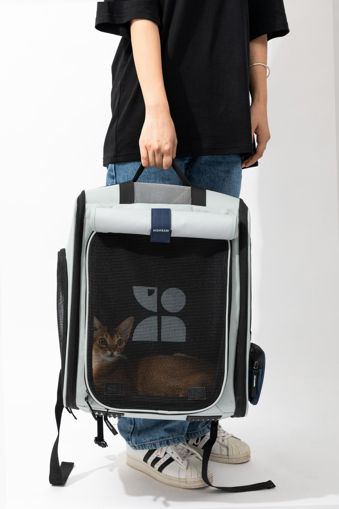 Pet backpack with large capacity - PawsAndUnion